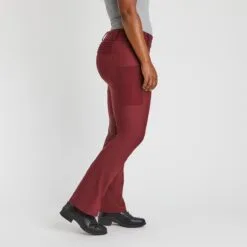 Piper Fusion Boot Cut Breech By SmartPak- Knee Patch - Clearance! -Smartpak Equine Shop 34032 merlot 3