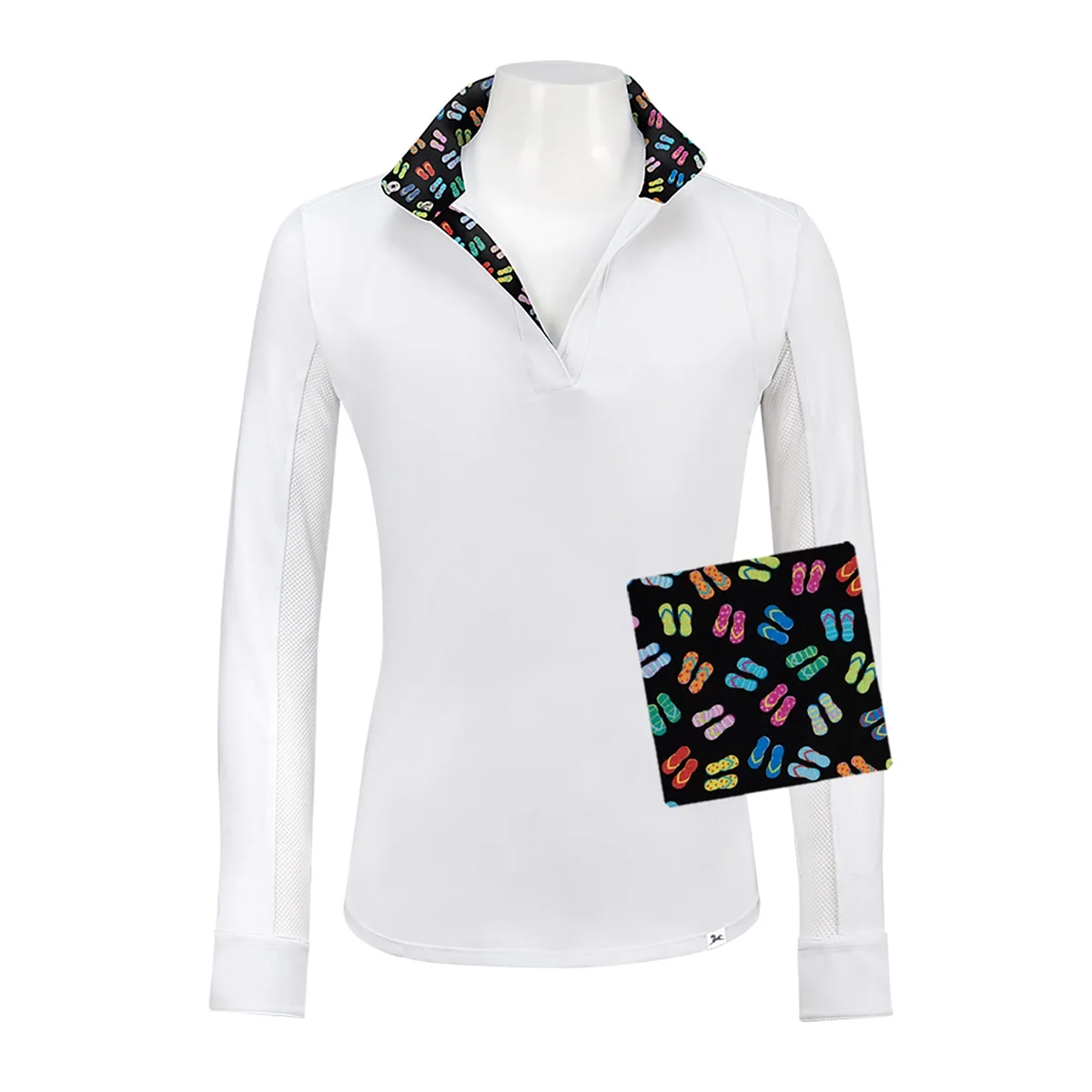 RJ Classics Maddie Jr Long Sleeve Show Shirt W/ 37.5 Temperature Regulating Technology - Clearance! 6 RJ Classics Maddie Jr Long Sleeve Show Shirt W/ 37.5 Temperature Regulating Technology - Clearance! - Image 6