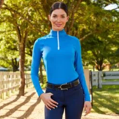 RJ Classics Sienna Long Sleeve W/ 37.5® Temperature Regulating Technology - Clearance! -Smartpak Equine Shop 34069 deepwater l1