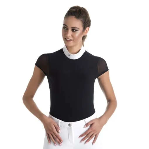 EGO7 Rita Shortsleeve Show Shirt -Smartpak Equine Shop 34352 navy 1