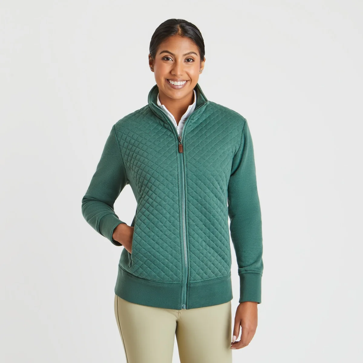 Hadley Quilted Full Zip 1 Hadley Quilted Full Zip