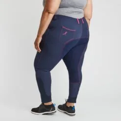 Piper Breast Cancer Awareness Evolution Breech By SmartPak - Full Seat -Smartpak Equine Shop 34406 navypink 11350