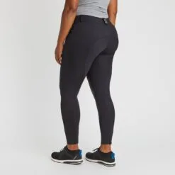 Hadley Mid-Rise Silicone Grip Breeches By SmartPak - Knee Patch 11 Hadley Mid-Rise Silicone Grip Breeches By SmartPak - Knee Patch -Smartpak Equine Shop 34408 black 4