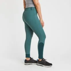Hadley Mid-Rise Silicone Grip Breeches By SmartPak - Knee Patch 15 Hadley Mid-Rise Silicone Grip Breeches By SmartPak - Knee Patch -Smartpak Equine Shop 34408 darkemerald 3