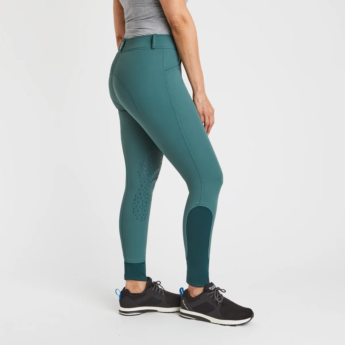 Hadley Mid-Rise Silicone Grip Breeches By SmartPak - Knee Patch 7 Hadley Mid-Rise Silicone Grip Breeches By SmartPak - Knee Patch - Image 7