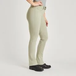 Piper Knit Mid-Rise Boot Cut Breeches By SmartPak - Knee Patch - Clearance! -Smartpak Equine Shop 34551 sage 3