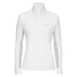 RJ Classics Carly Long Sleeve Show Shirt W/37.5 Temperature Regulating Technology - Clearance! -Smartpak Equine Shop 34787 dots front