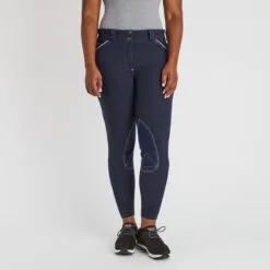 Piper Evolution Breeches By SmartPak - Knee Patch- Limited Edition -Smartpak Equine Shop 34840 navyiceblue 10856