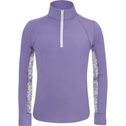 RJ Classics Lyla Jr Sun Shirt W/ 37.5 Temperature Regulating Technology - Clearance! -Smartpak Equine Shop 35348 purplepaisley 1