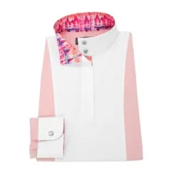 Essex Classics Luna Performance Long Sleeve Show Shirt -Smartpak Equine Shop 35497 pinktiedye